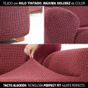 Atpūtas krēsla pārvalks ar īsu labo roku Sofaskins NIAGARA 210 - 340 cm - Fuksija