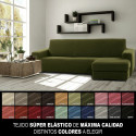 Chaise longue cover with short right arm Sofaskins NIAGARA 210 - 340 cm - Linen