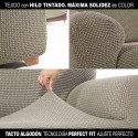 Atpūtas krēsla pārvalks ar īsu labo roku Sofaskins NIAGARA 210 - 340 cm - Brūns
