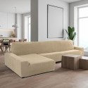Cover for chaise longue with long left arm Sofaskins NIAGARA 210 - 340 cm - Fuchsia