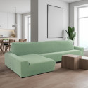 Cover for chaise longue with long left arm Sofaskins NIAGARA 210 - 340 cm - Fuchsia