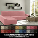 Cover for chaise longue with long left arm Sofaskins NIAGARA 210 - 340 cm - Fuchsia