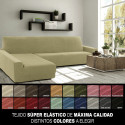 Cover for chaise longue with long left arm Sofaskins NIAGARA 210 - 340 cm - Fuchsia