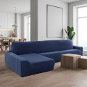 Cover for chaise longue with long left arm Sofaskins NIAGARA 210 - 340 cm - Fuchsia