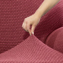 Cover for chaise longue with long left arm Sofaskins NIAGARA 210 - 340 cm - Fuchsia