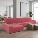 Cover for chaise longue with long left arm Sofaskins NIAGARA 210 - 340 cm - Fuchsia