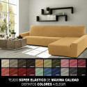 Cover for chaise longue with long right arm Sofaskins NIAGARA 210 - 340 cm - Light Grey