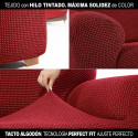 Cover for chaise longue with long right arm Sofaskins NIAGARA 210 - 340 cm - Light Grey