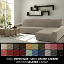 Cover for chaise longue with long right arm Sofaskins NIAGARA 210 - 340 cm - Light Grey