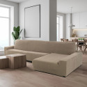 Pārsegs atpūtas krēslam ar garu labo roku Sofaskins NIAGARA 210 - 340 cm - Gaiši Pelēks