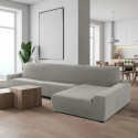 Cover for chaise longue with long right arm Sofaskins NIAGARA 210 - 340 cm - Light Grey