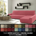 Cover for chaise longue with long right arm Sofaskins NIAGARA 210 - 340 cm - Light Grey