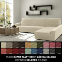Cover for chaise longue with long right arm Sofaskins NIAGARA 210 - 340 cm - Light Grey
