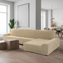 Cover for chaise longue with long right arm Sofaskins NIAGARA 210 - 340 cm - Light Grey