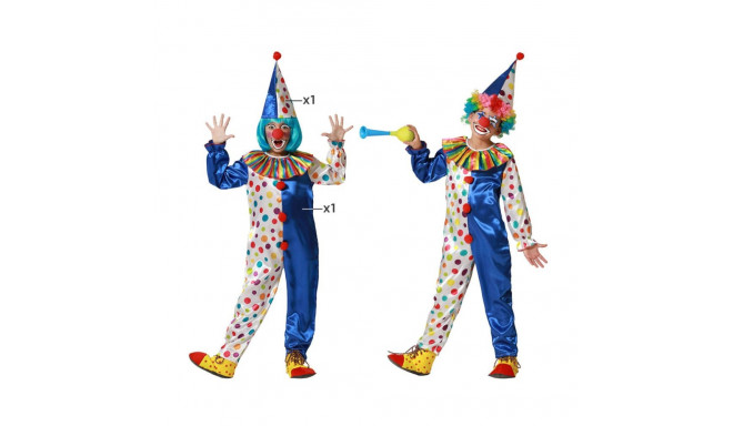 Costume Male Clown Kids 3-4 Years