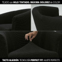Armchair slipcovers Sofaskins NIAGARA 1 place - Black