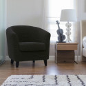 Armchair slipcovers Sofaskins NIAGARA 1 place - Black