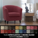 Armchair slipcovers Sofaskins NIAGARA 1 place - Black