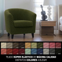 Armchair slipcovers Sofaskins NIAGARA 1 place - Black
