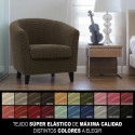 Armchair slipcovers Sofaskins NIAGARA 1 place - Black