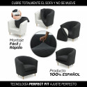 Armchair slipcovers Sofaskins NIAGARA 1 place - Black