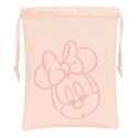 Lõunasöögikarp Minnie Mouse Baby Heleroosa 20 x 25 cm Kott