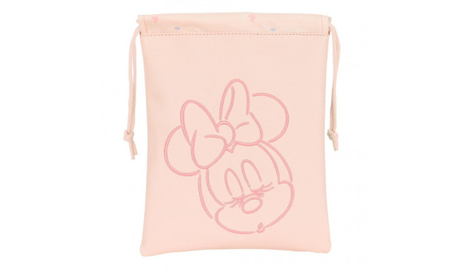 Lõunasöögikarp Minnie Mouse Baby Heleroosa 20 x 25 cm Kott