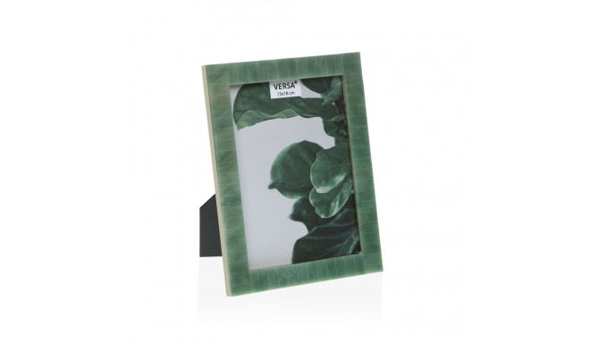 Photo frame Versa Green Plastic 1,8 x 20,8 x 15,7 cm