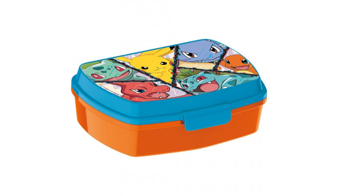 Sandwich Box Pokémon Multicolour Rectangular 17 x 5,6 x 13,3 cm