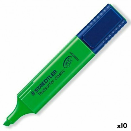 Fluorestseeruv Marker Staedtler Textsurfer Classic Roheline 10 Ühikut