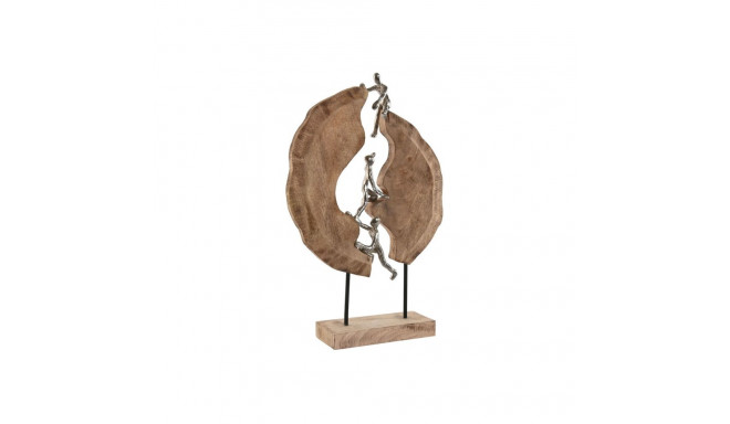 Decorative Figure Home ESPRIT Brown Silver 35 x 9 x 52 cm