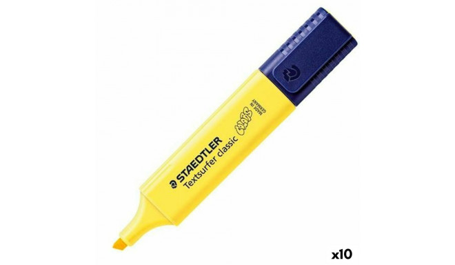 Fluorescent Marker Staedtler Textsurfer Classic Pastel Yellow (10 Units)