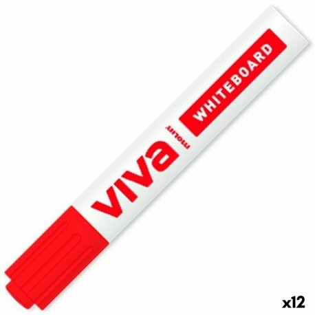 Tahvlimarker Molin Viva Punane (12 Ühikut)