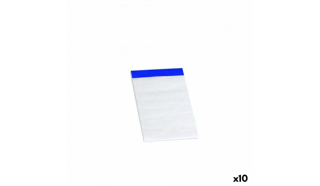 Notepad ENRI White A6 80 Sheets 4 mm (10 Units)