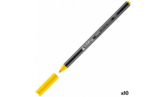 Marker pen/felt-tip pen Edding 1300 Yellow (10 Units)
