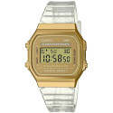 Часы унисекс Casio VINTAGE COLLECTION - TRANSPARENT BAND - GOLD