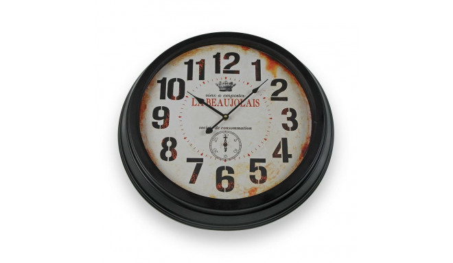 Wall Clock Versa Beaujolais Metal 4 x 58 x 58 cm