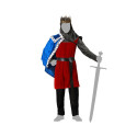 Costume for Adults Medieval King XS/S Costume for Adults Medieval King XS/S
