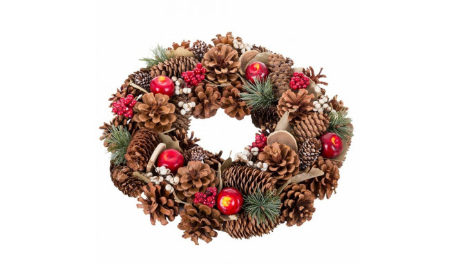 Advent wreathe Multicolour Natural Plastic Foam Pineapples 36 x 9 x 36 cm