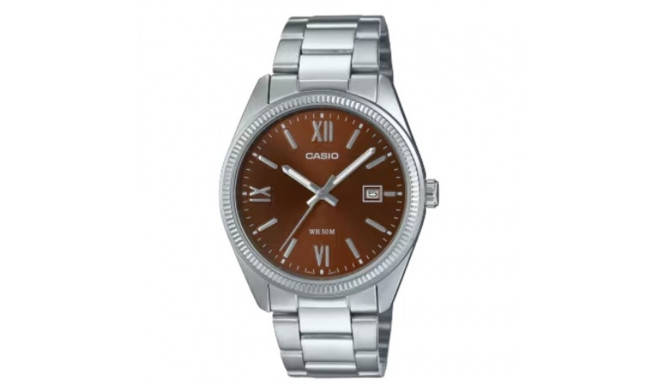 Meeste Kell Casio DATE - BROWN - ARABS NUMBERS (Ø 38,5 mm)