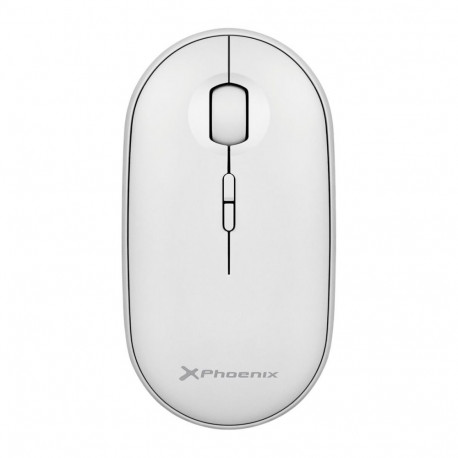Optical Wireless Mouse Phoenix White 1600 dpi (1 Unit)