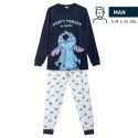 Pyjama Stitch Blue - L