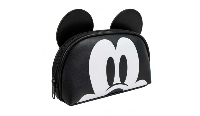 Travel Vanity Case Mickey Mouse Black 100 % Polyurethane 23 x 10,5 x 5,5 cm