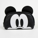 Travel Vanity Case Mickey Mouse Black 100 % Polyurethane 23 x 10,5 x 5,5 cm