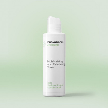 Moisturizing and Exfoliating Facial Toner CBD Zenfresh InnovaGoods 150 ml