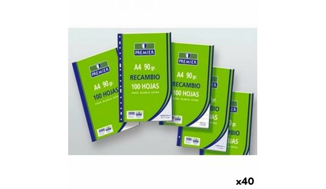 Märkmik Ekstra valge A4 100 Lehed (40 Ühikut)