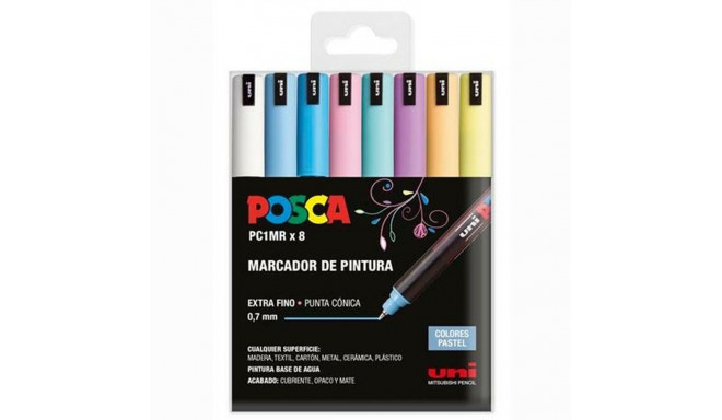 Acrylic paint marker POSCA PC-1MR/8C Cake 0,7 mm 8 Pieces