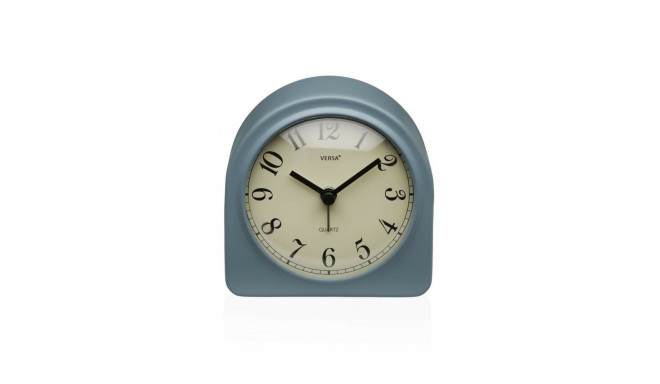Table clock Versa Luxa Blue Plastic 5,8 x 10 x 10 cm