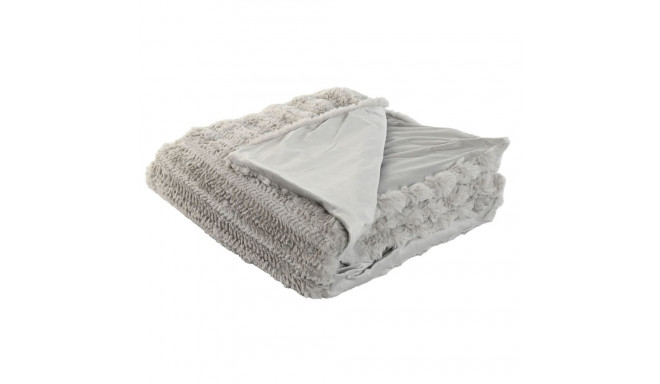 Blanket Home ESPRIT Light grey 220 x 240 x 1 cm