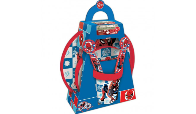 Laste lauanõude komplekt Spider-Man CZ11308 Plastmass (5 Tükid)